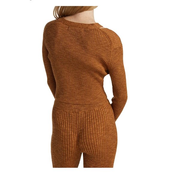 🚫SOLD Proenza Schouler White Label Mélange Knit Cropped Cardigan - Picture 4 of 9